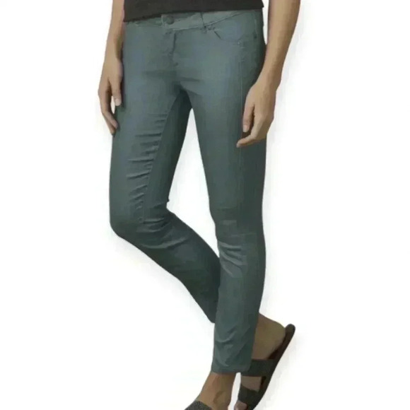 Prana Jeans Pants Size 2 / 26 Blue Skinny Carlotta Crop Side Detail - Picture 1 of 9